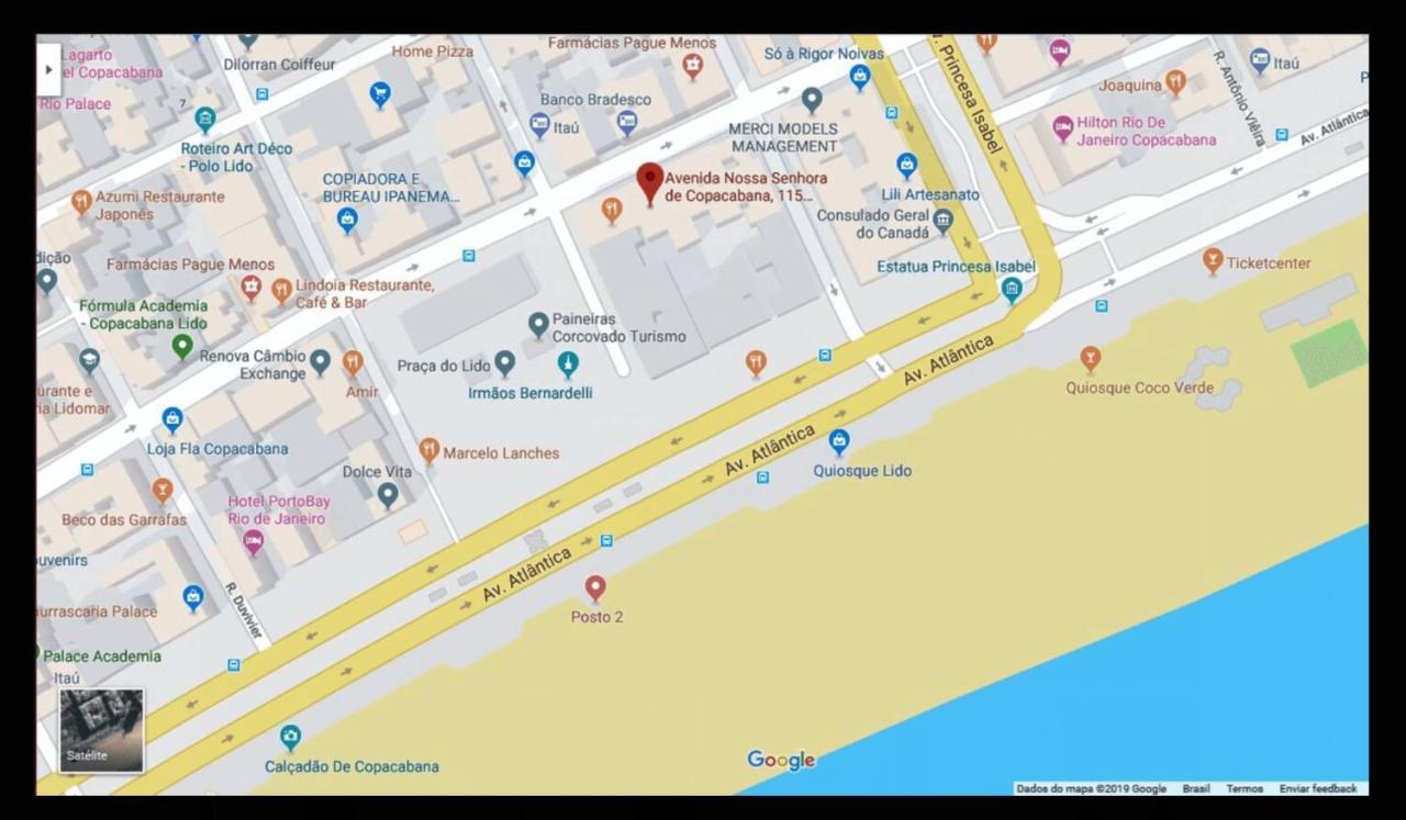 Copacabana Vista Mar Studio ริโอเดจาเนโร ภายนอก รูปภาพ